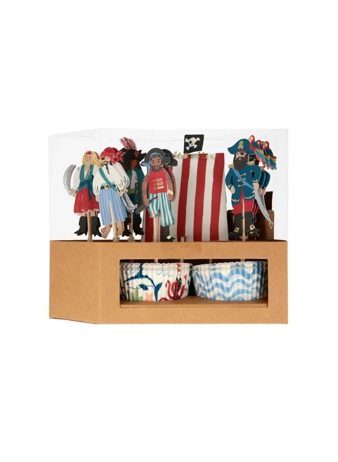 Meri Meri Pirate Ship Cupcake Kit