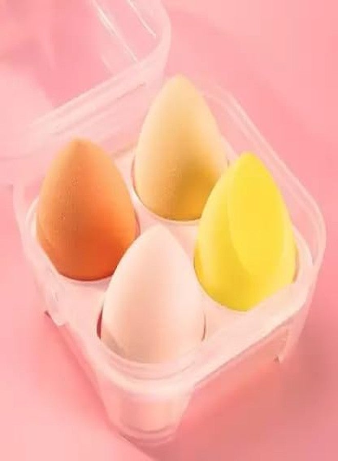 ZemGlam Elastic Soft 4in1 Makeup Perfecting Sponge Puff Beauty Blender & Storage Box - Image 1