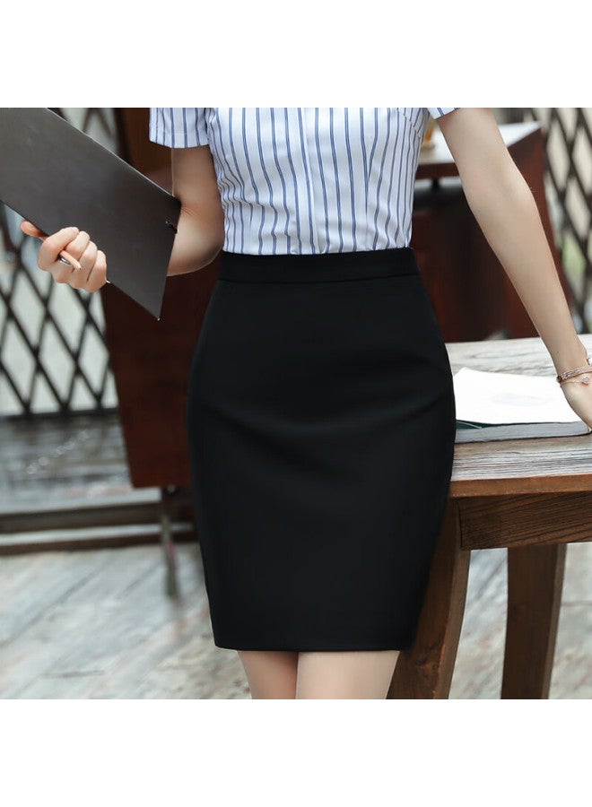 Teluoman Professional Skirt Half Skirt Women's Hip-wrapped Short Skirt Suit Skirt Work Skirt Western Skirt Formal Skirt - Image 2