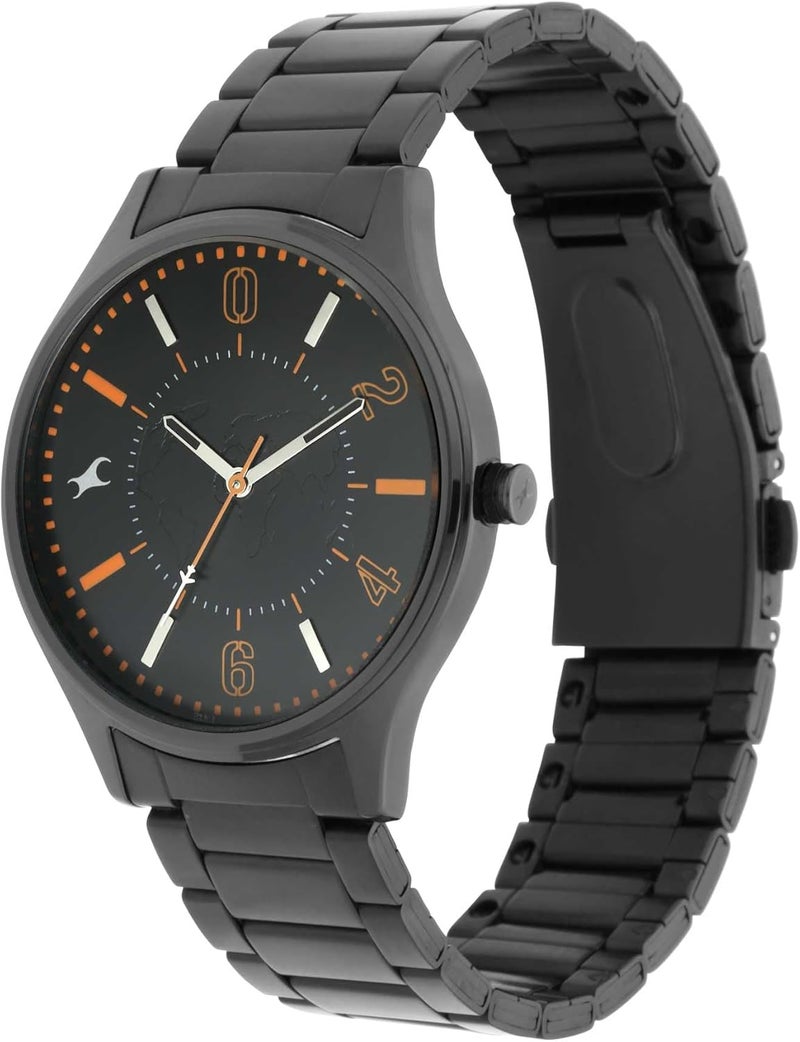 فاستراك ساعة فاستراك تريبستر التناظرية للرجال بمينا أسود - NN3237NM01/NP3237NM01 - Image 3