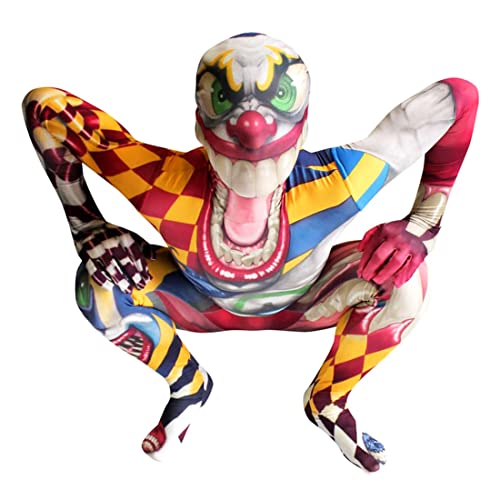 Morphsuits Clown Costume for Kids Killer Clown Halloween Outfit for Boys Fun Circus DressUp Medium - Image 1