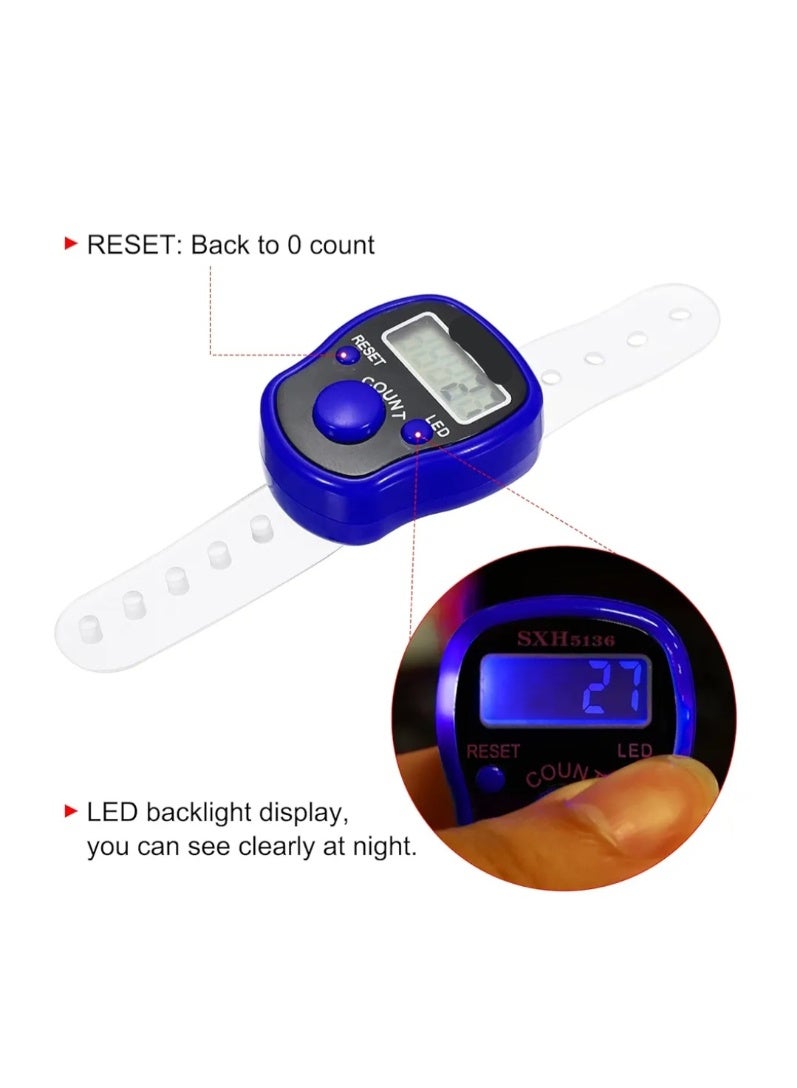 Digital electronic tasbeeh counter with LCD screen and LED light - Image 2