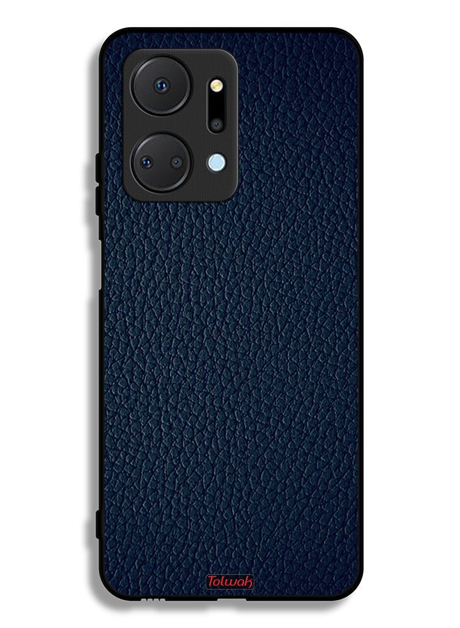 Tolwak غطاء حماية لهاتف Honor X7a بنمط جلد - Image 2