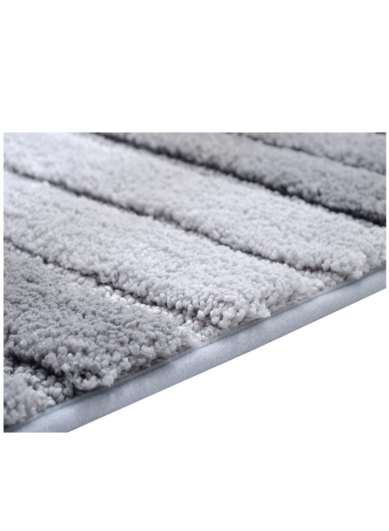 TYCOM Non-Slip Fluffy Soft Plush Microfiber Washable Quick Dry Ultra Bath Mats For Tub Bathroom Rugs Bath Mat - Image 3