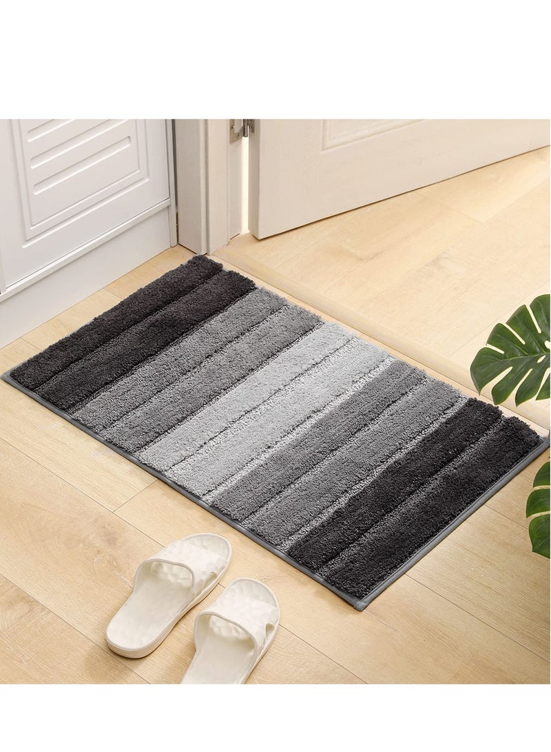 TYCOM Non-Slip Fluffy Soft Plush Microfiber Washable Quick Dry Ultra Bath Mats For Tub Bathroom Rugs Bath Mat - Image 1