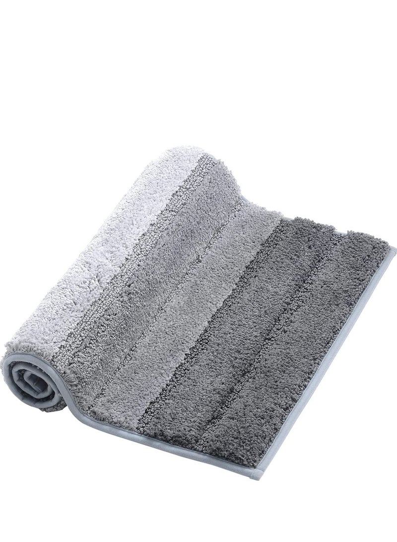 TYCOM Non-Slip Fluffy Soft Plush Microfiber Washable Quick Dry Ultra Bath Mats For Tub Bathroom Rugs Bath Mat - Image 2