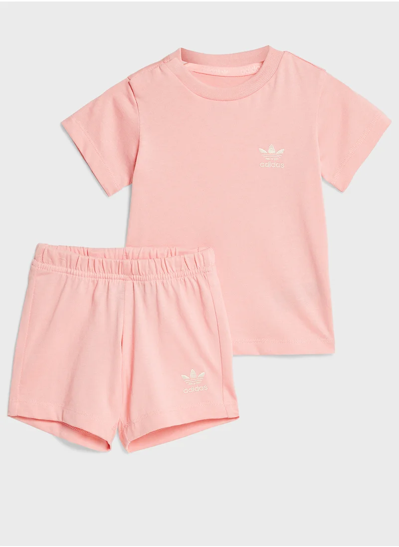 اديداس اوريجينالز Infant T-Shirt & Shorts Set