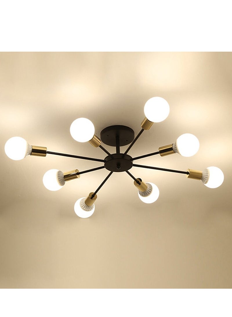 Cluc Steco Chandelier - 8 Branches - Black  - Image 1