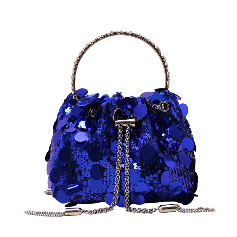Japanese And K-Style Of Small Fragrant Sequin Bags For Women 2023 New Trendy Fashion Colorful Evening Bag Versatile Shoulder Crossbody Bag - Image 1