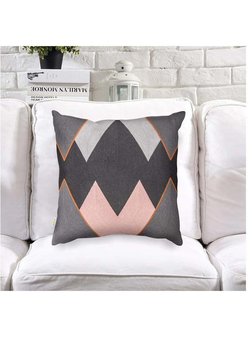 Donetella Decorative Embroidered Cushion Cover Multicolour 45x45Cm (Without Filler)
