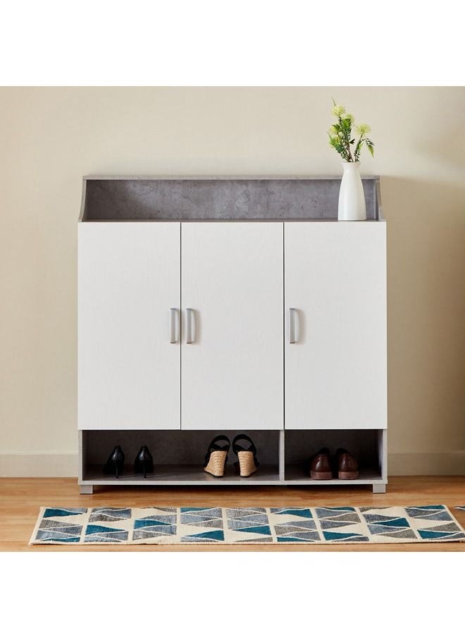 Home Box - Capri Emotion 26-Pair Shoe Cabinet With 3 Doors 39.4x123x120 cm - Image 1