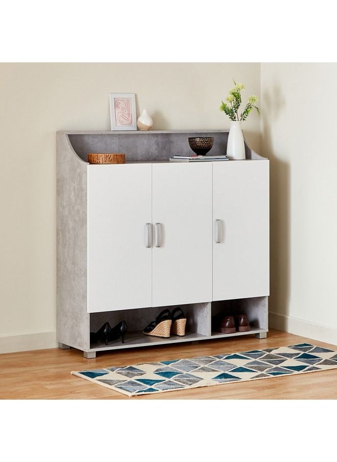 Home Box - Capri Emotion 26-Pair Shoe Cabinet With 3 Doors 39.4x123x120 cm - Image 1