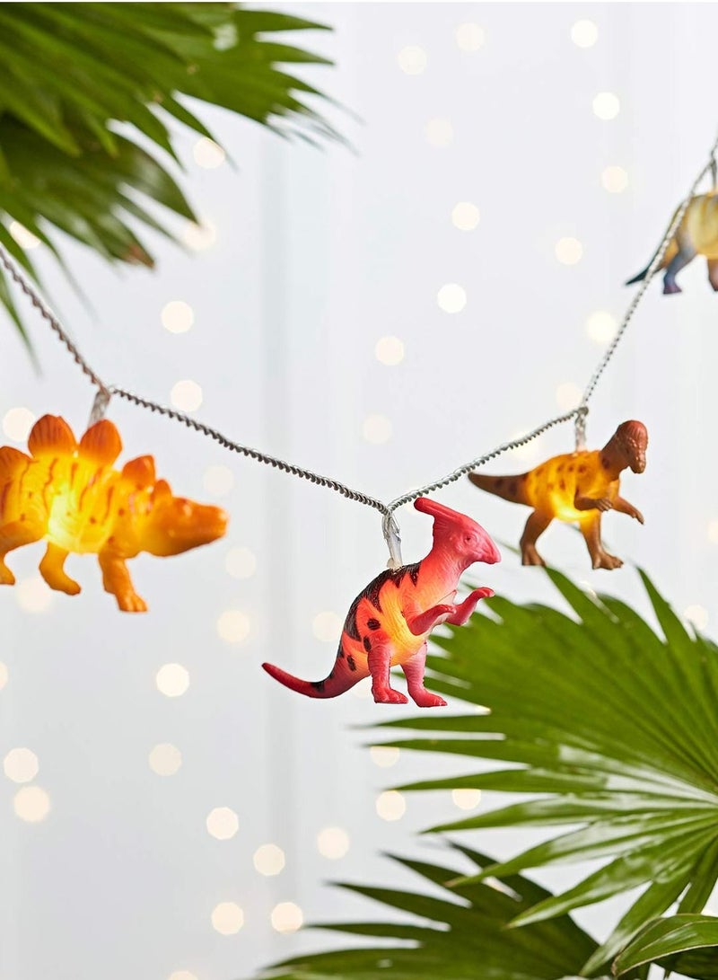 سلة حبل إضاءة ليد مع تعليقة على شكل ديناصورات ملونة للأطفال بطول 1.6 متر للديكورات وأعياد الميلاد - Image 4