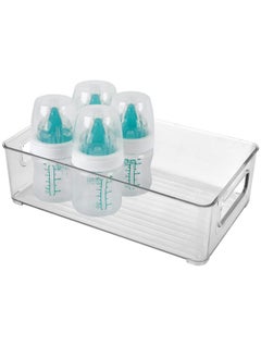 Baby Bottle Organizer Plastic Storage Center For Baby Bottles And Food Jars Baby Bottle Organizer For Cabinet Perfect Organizer For Kitchen Cabinet Pantry Refrigerator And Countertop