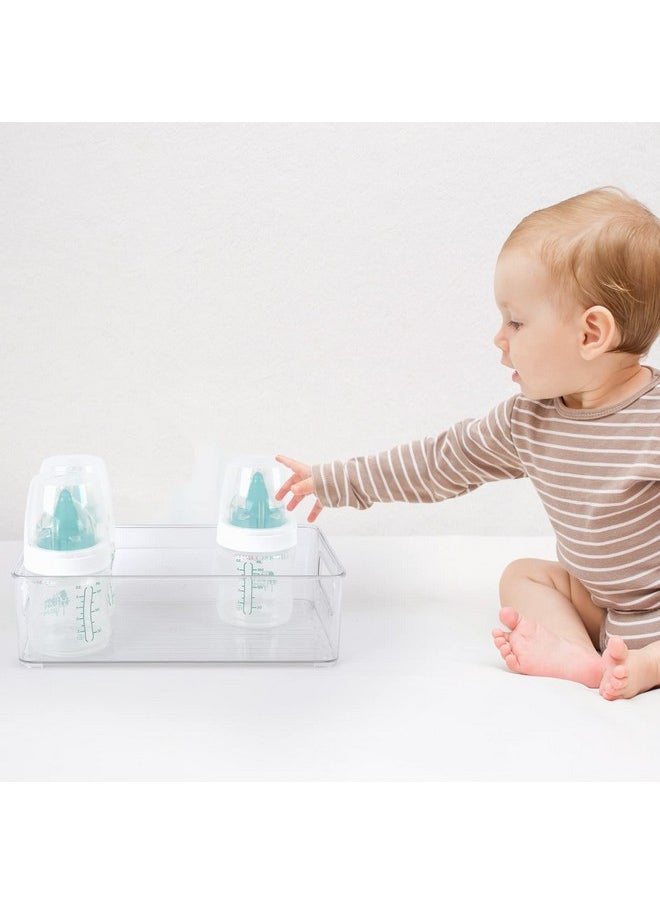 YeeBeny - Baby Bottle Organizer Plastic Storage Center For Baby Bottles And Food Jars Baby Bottle Organizer For Cabinet Perfect Organizer For Kitchen Cabinet Pantry Refrigerator And Countertop - Image 1