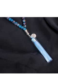 The Black Pearl Accessories Multi Colored Alabaster Stone Prayer Bead of 33 Beads  - Image 2