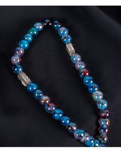 The Black Pearl Accessories Multi Colored Alabaster Stone Prayer Bead of 33 Beads  - Image 4