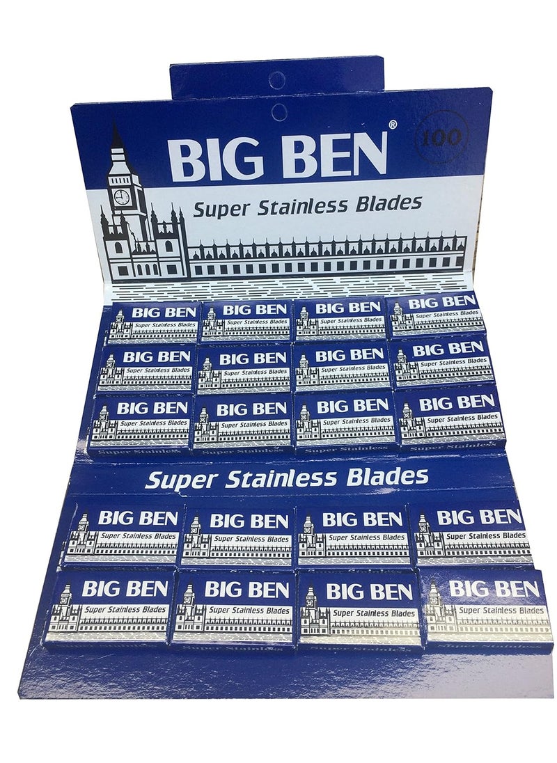 Lord - 100 BIG BEN Super Stainless double edge razor blades - Image 1