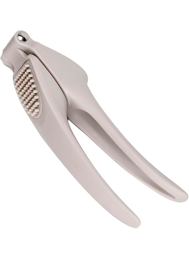 كويزين أرت مكبس الثوم 19 سم، سهل الاستخدام، مصنوع من مادة البولي بروبيلين المتينة، زوربا جراي - Image 1