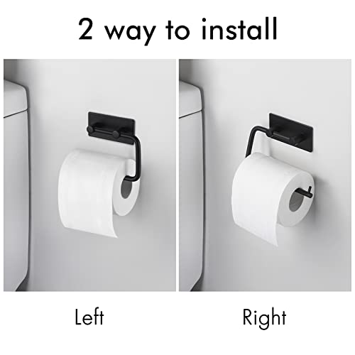 KES Self Adhesive Toilet Paper Holder Stainless Steel Tissue Paper Roll Holder Hand Towel Holder for Bathroom RUSTPROOF Brushed Finish, A7070-2 - Image 3