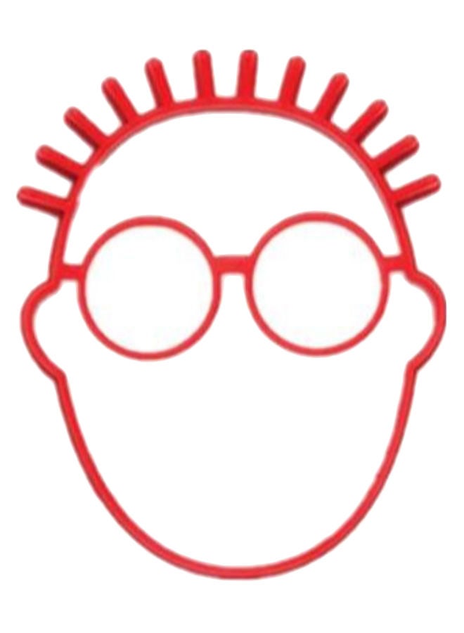 NIBEMINENT Non Stick Fried Egg Mold Red  - Image 1