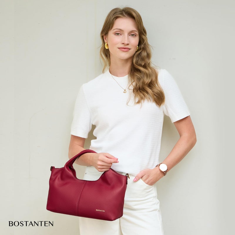BOSTANTEN Purses for Women Designer Handbags Crossbody Shoulder Top Handle Satchel Bags Gift Box Packaging Red - Image 2