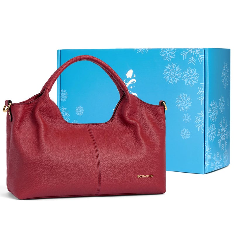 BOSTANTEN Purses for Women Designer Handbags Crossbody Shoulder Top Handle Satchel Bags Gift Box Packaging Red - Image 1
