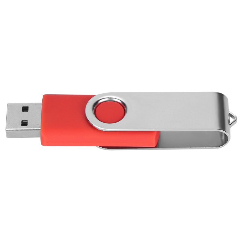 USB Flash Drive Rotatable Portable Memory Stick - Plug Play USB 2.0 Interface - Keychain Design Data Storage Device for PC Tablet Storage - Image 3