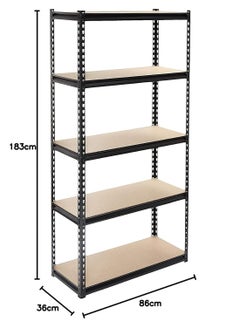 DubaiGallery heavy duty 5-shelf shelving unit, 4000lbs capacity  - Image 3