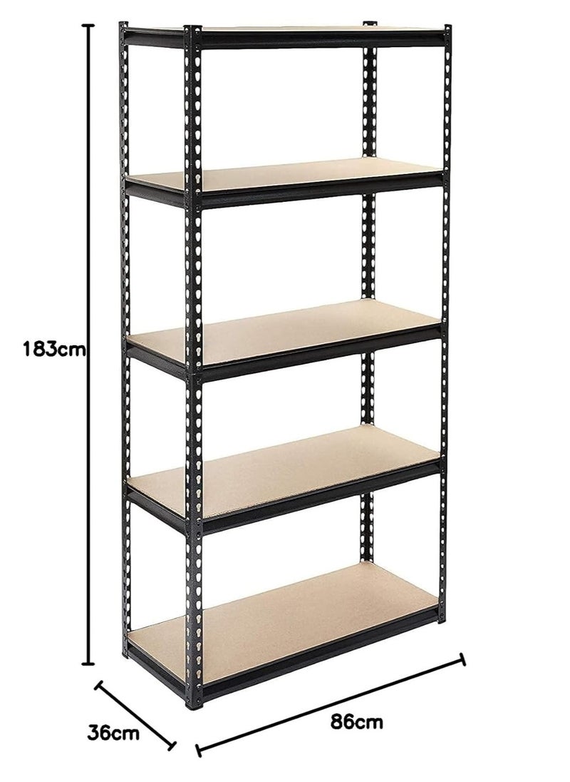 DubaiGallery heavy duty 5-shelf shelving unit, 4000lbs capacity  - Image 3