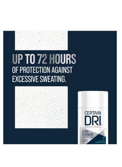 CERTAIN DRI Certain Dri Extra Strength Clinical Solid Antiperspirant, Hyperhidrosis Treatment for Men & Women, Long-Lasting 72hr Protection, Effective Sweat Control, Travel Friendly, Powder Fresh Scent, 1.7oz  - Image 2