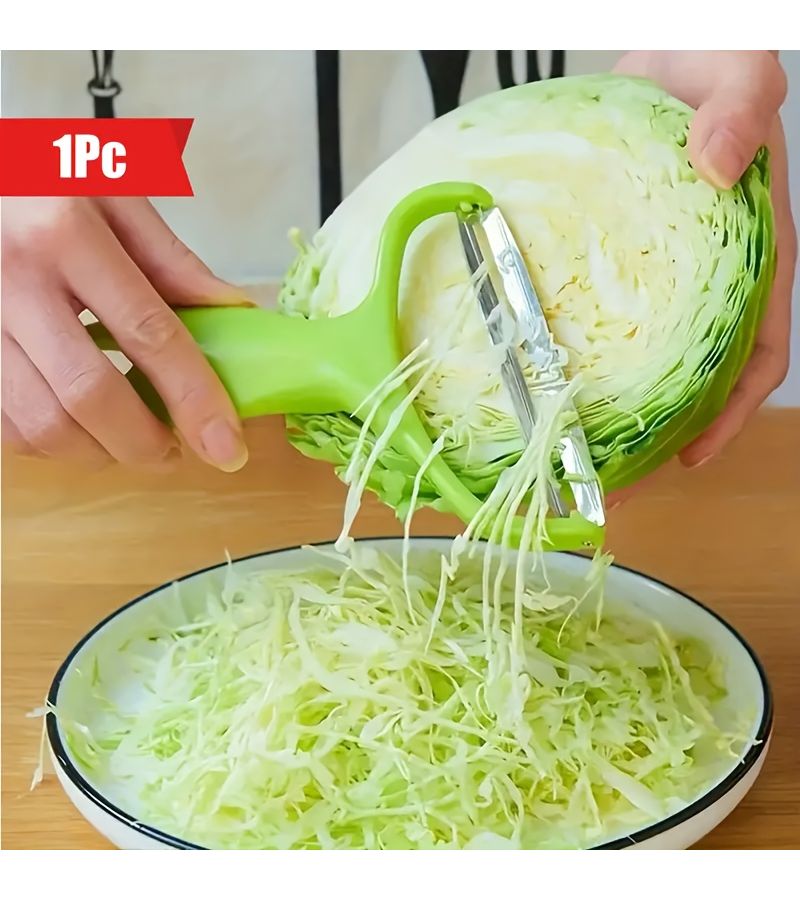 المعالج الأخضر اليدوي للخضروات سعة كبيرة مفرمة ملفوف مبشرة المطبخ - Image 2