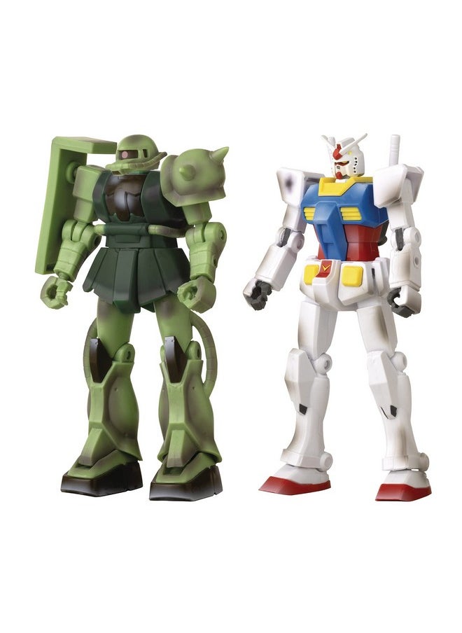 Bandai - 2021 Con Exclusive Gundam Infinity Epic Battle Rx78 & Zaku Figure 2Pack - Image 1