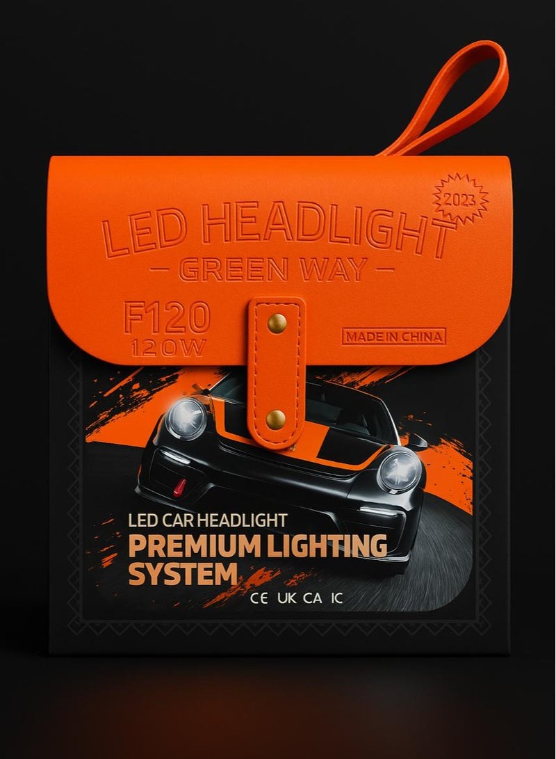 GreenWay Led headlight F120 premium lighting system 120Watts - Image 2