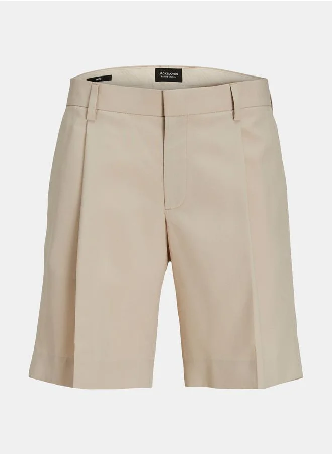 JACK & JONES Semi-Dropped Crotch Wide Fit Chino Shorts