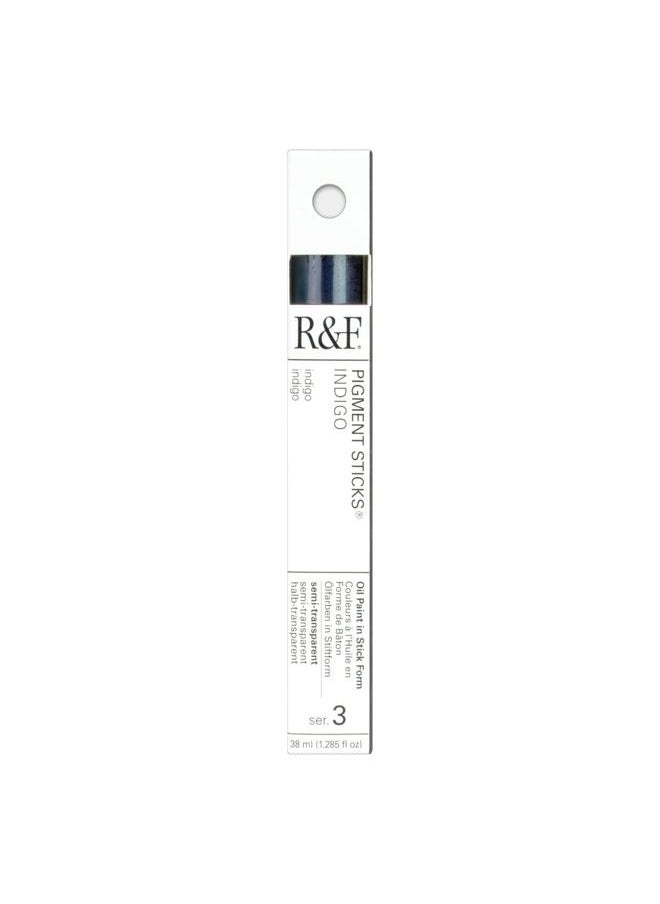 R&F Handmade Paints - Professional Oil Pigment Stick, Indigo, 38 ml  - Image 4
