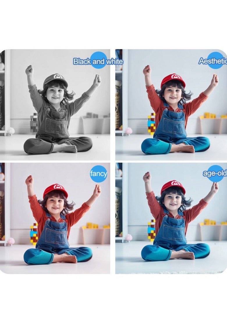 Kids Camera,1080P HD Digital Video Camera Toy for 3-12 Year Old Boys/Girls, Birthday Festival Gifts for Kids,USB Rechargeable Kids Selfie Camera with 32GB SD Card and card reader - Image 4