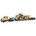 Diecast Masters 187 Caterpillar CT681 Day Cab with Lowboy 950G Wheel Loader 84418 - Image 3