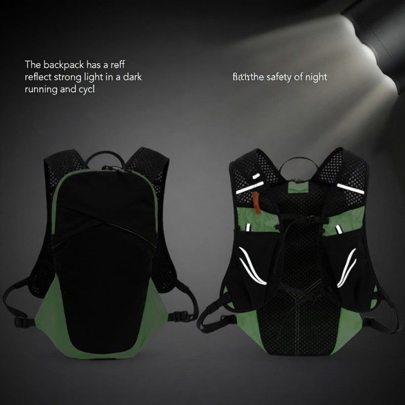 INOXTO Hydration Vest Backpack Lightweight Breathable Running Backpack with 1.5L Water Bag Compartment - Image 5