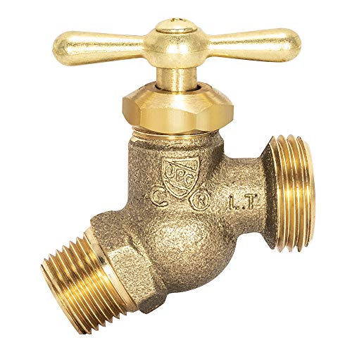 Eastman Male No-Kink Hose Bibb, 1/2 Inch MIP Connection, Brass Plumbing Fitting, 20205 - Image 4