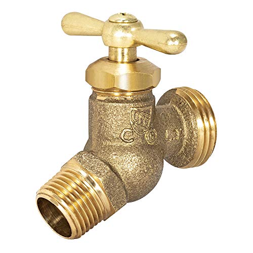 Eastman Male No-Kink Hose Bibb, 1/2 Inch MIP Connection, Brass Plumbing Fitting, 20205 - Image 3