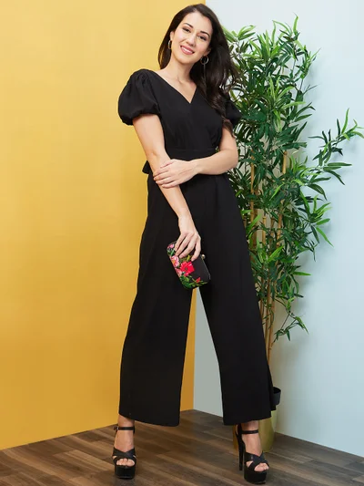 globus Women Gathered Tie Up Jumpsuit