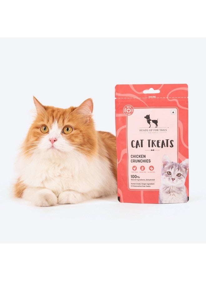 Heads Up For Tails Sara's Cat Dry Treats - Chicken Bits - 35 G For Adult - Image 2