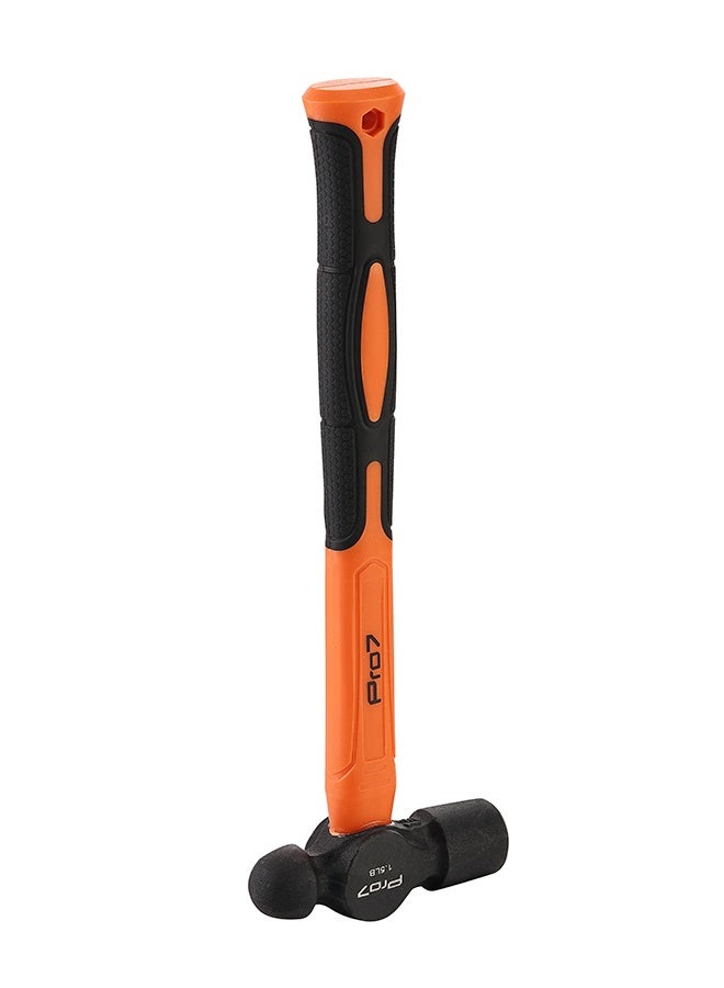 لوازم برو7 جاكوش راس عادي ودائري 1.5 رطل - مطرقة بنص دائري بمقبض فايبر مع قبضة مريحة مانعة للانزلاق - مثالية لأعمال الميكانيك، الحدادة، تشكيل المعادن، السيارات، والمشاريع اليدوية - Image 4