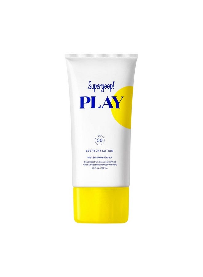 Supergoop! Play Everyday Spf 30 Lotion 5.5 Oz Broad Spectrum Sunscreen For Sensitive Skin Water & Sweat Resistant Body & Face Sunscreen Clean Ingredients Great For Active Days - Image 1