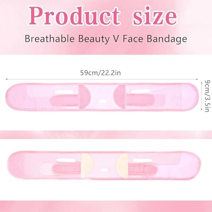 general Unisex V Shape Silicone Face Shaper Mask for Face Tightening Cheeks Chin Neck Reduce Double Chin and Tighten Skin. - Image 2