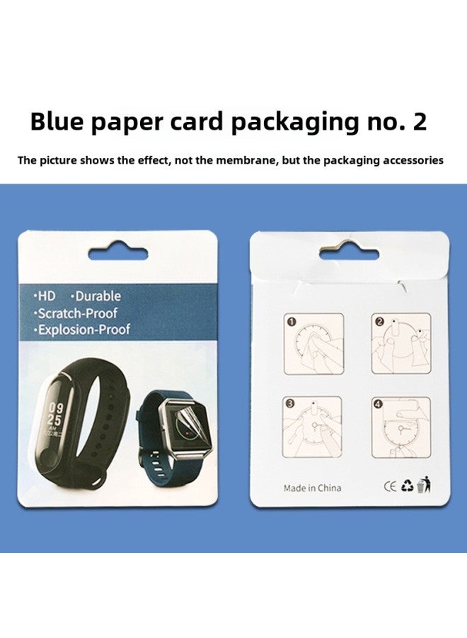 For Apple Iwatch Watch Film 38/42/40/44/46mm Hydraulic Film Apple Watch Explosion-proof Film-Color:Blue Paper Card Packaging No. 2 Another Shot-Dimensions:More Than 2000 Tablets