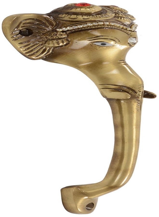 ACE Crystal Elephant Main Door Handle (Brass) - Image 3