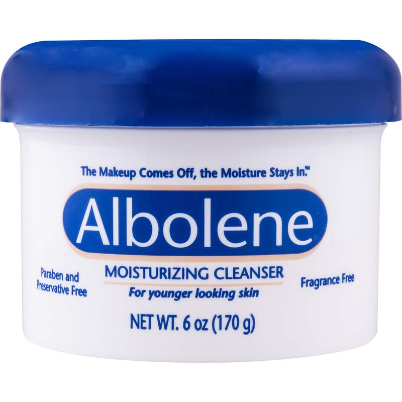 Albolene Albolene Face Moisturizer and Makeup Remover Facial Cleanser and Cleansing Balm Fragrance Free Cream 6 oz