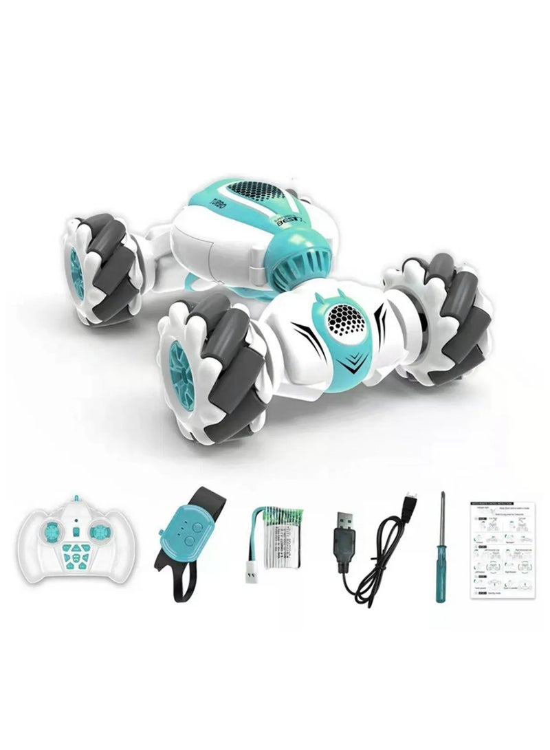 Remote Control Car Toy; 360° Rotation Transform Gesture Induction Stunt Car; Rechargeable Reusable Hand Controlled 4WD Off-Road Drift Car With 220mA Battery For Kids Boys Girls - Image 2